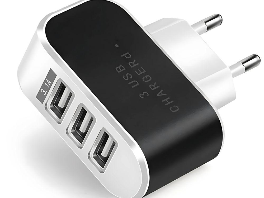 3.1A SNABB & KRAFTFULL – 5W 3x USB SNABBLADDNING 3.0