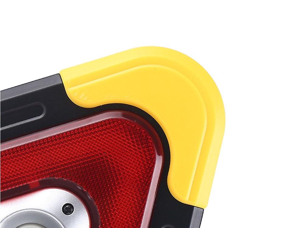 3-i-1 Varningstriangel-Kraftfull Ficklampa Och Powerbank