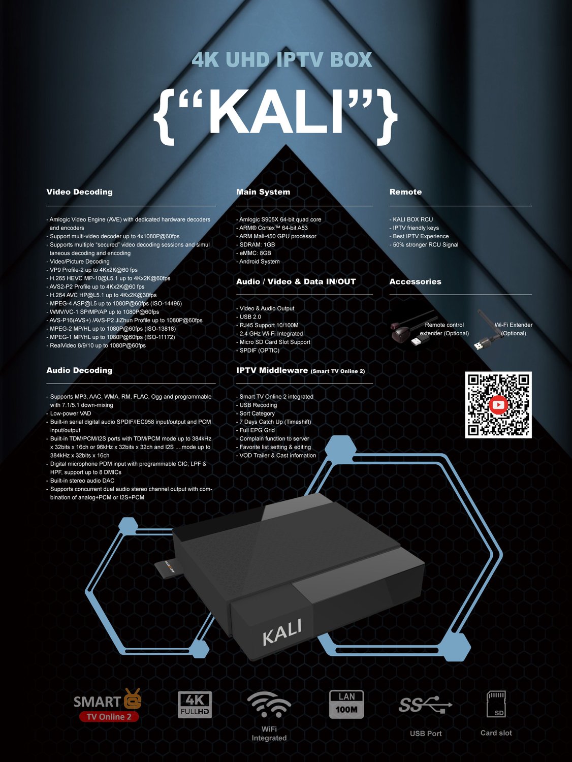 4K Mediaspelare / IPTV box / Android