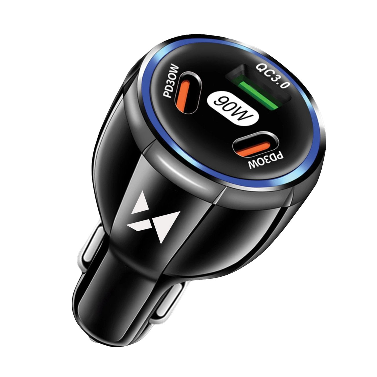 Billaddare 2x USB-C 1x USB-A 90W PD