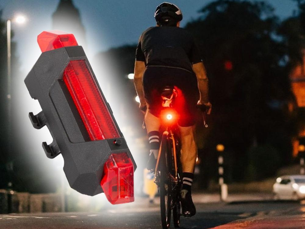 Cykelljus Fram och Bak LED – USB-Uppladdningsbar