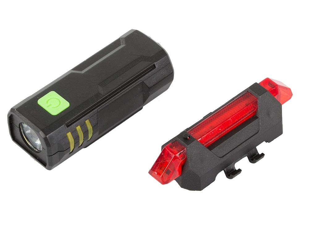 Cykelljus Fram och Bak LED – USB-Uppladdningsbar