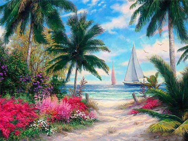 Diamond Painting / Diamantmålning - 30x40cm Paradis