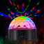 Disco boll med RGB ljus och  fjärrkontroll