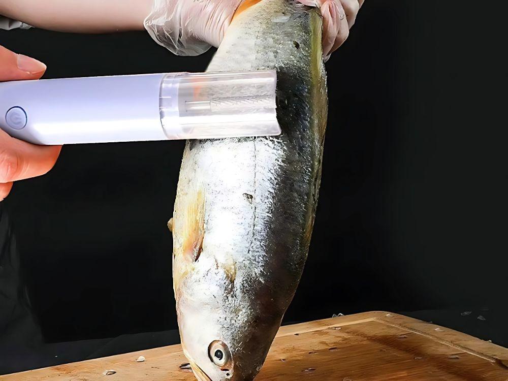 Elektrisk Fiskfjällskrapare – Effektiv Och Enkel För Fiskberedning