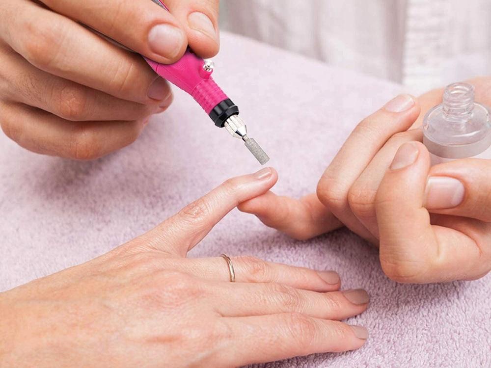 Elektrisk neglefil med 13 dele