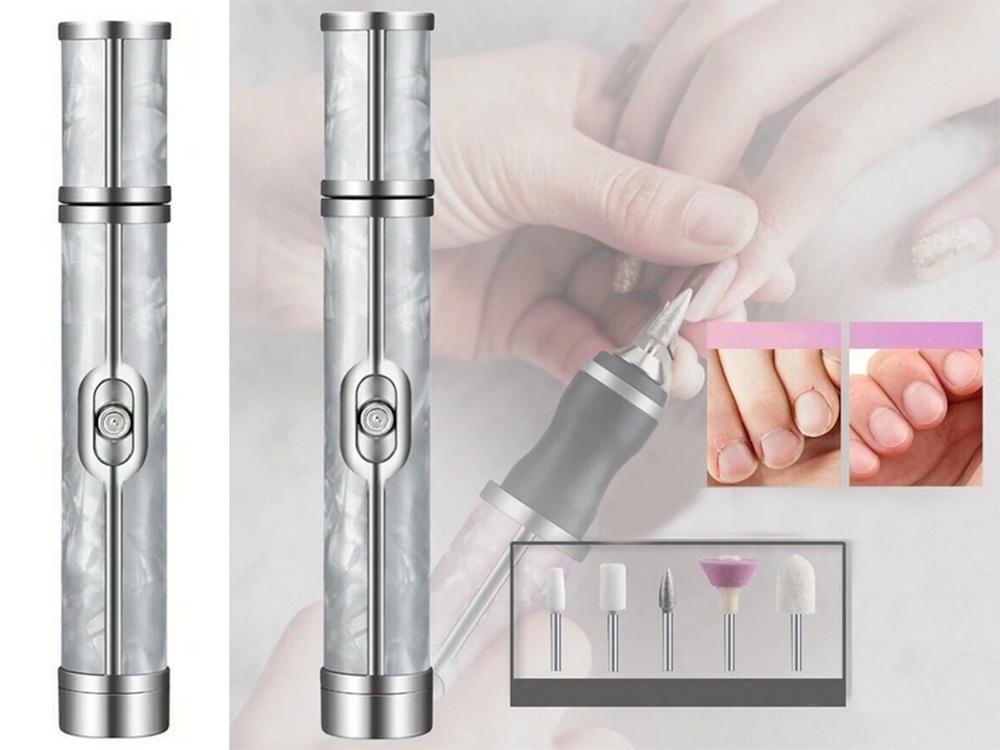 Elektrisk Nagelfil med 5 sliphuvuden