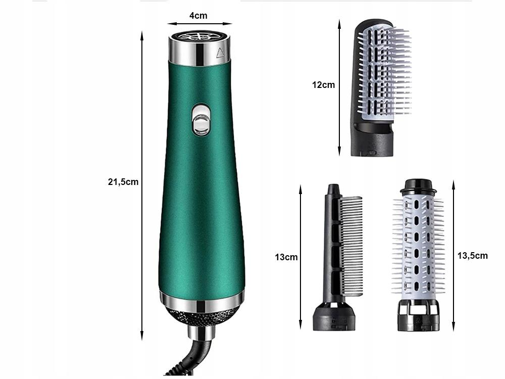 Hårtork - Locktång - Kam 3 i 1