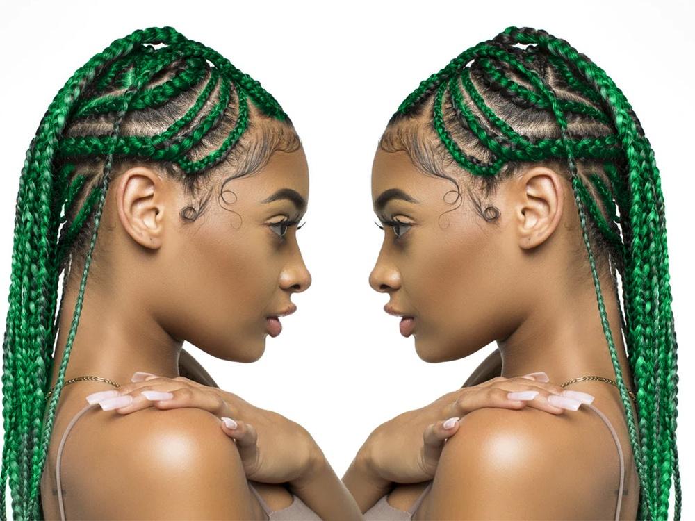 Jumbo braids / Ombre braids / Syntetisk hårfläta