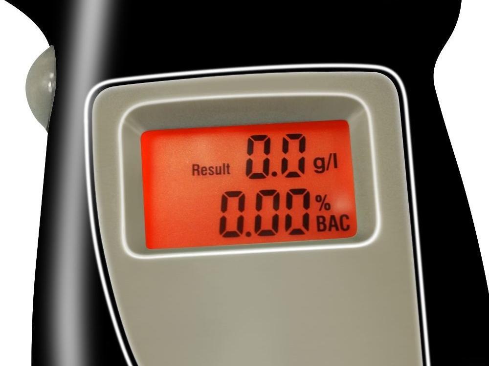 Kompakt alkomätare med nyckelring och LCD display