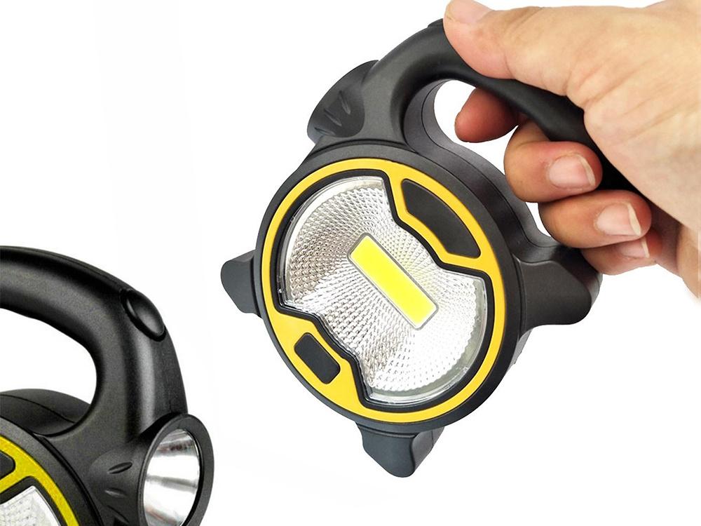 Kraftfull Led/Halogen inspektionslampa Batteridriven