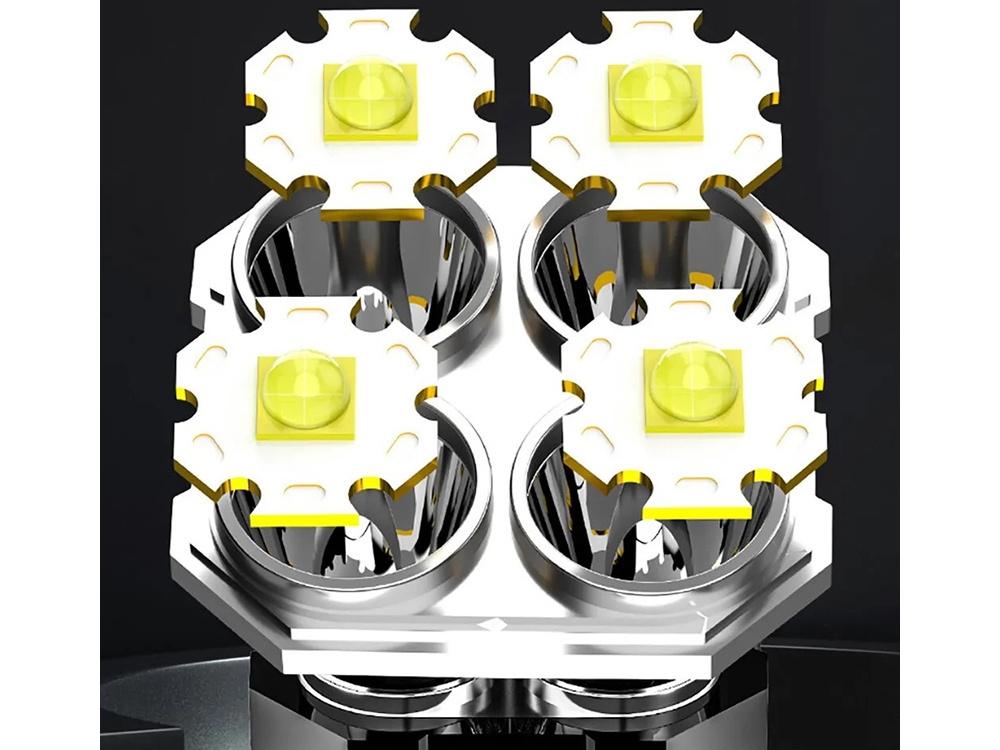Kraftfull Uppladdningsbar LED-ficklampa
