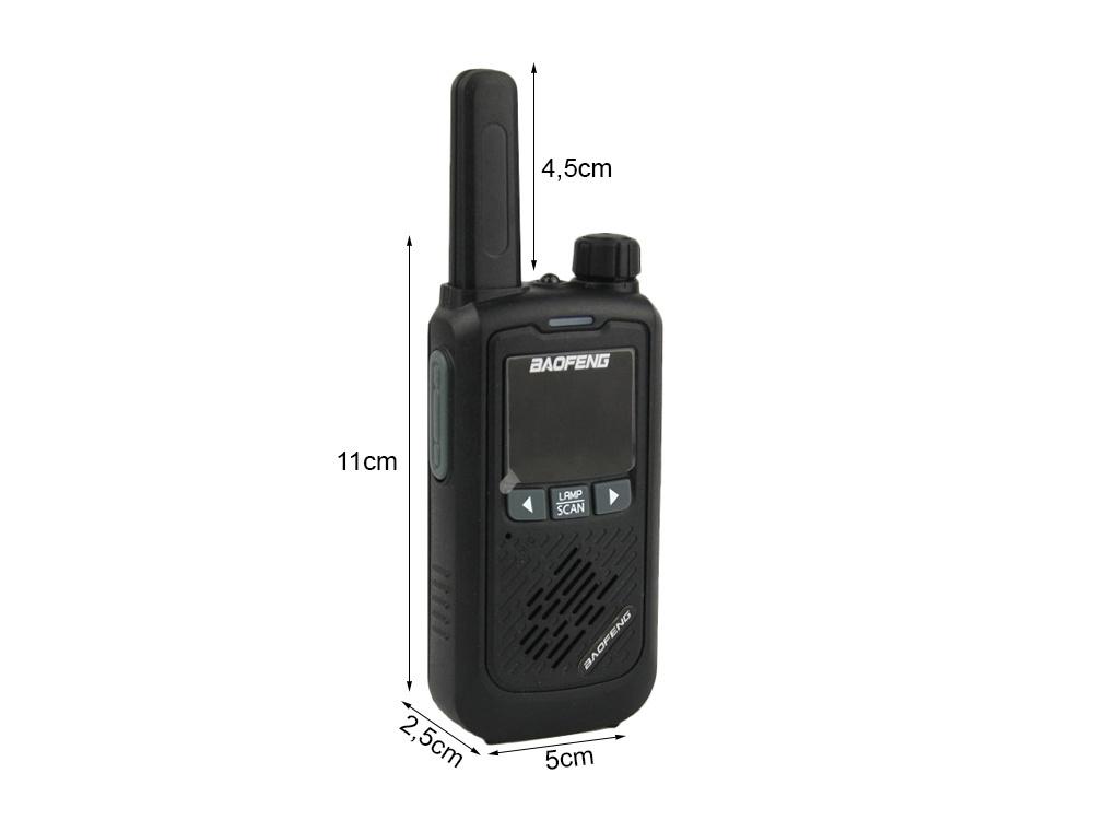 Kraftfullt Walkie Talkie Med Kit