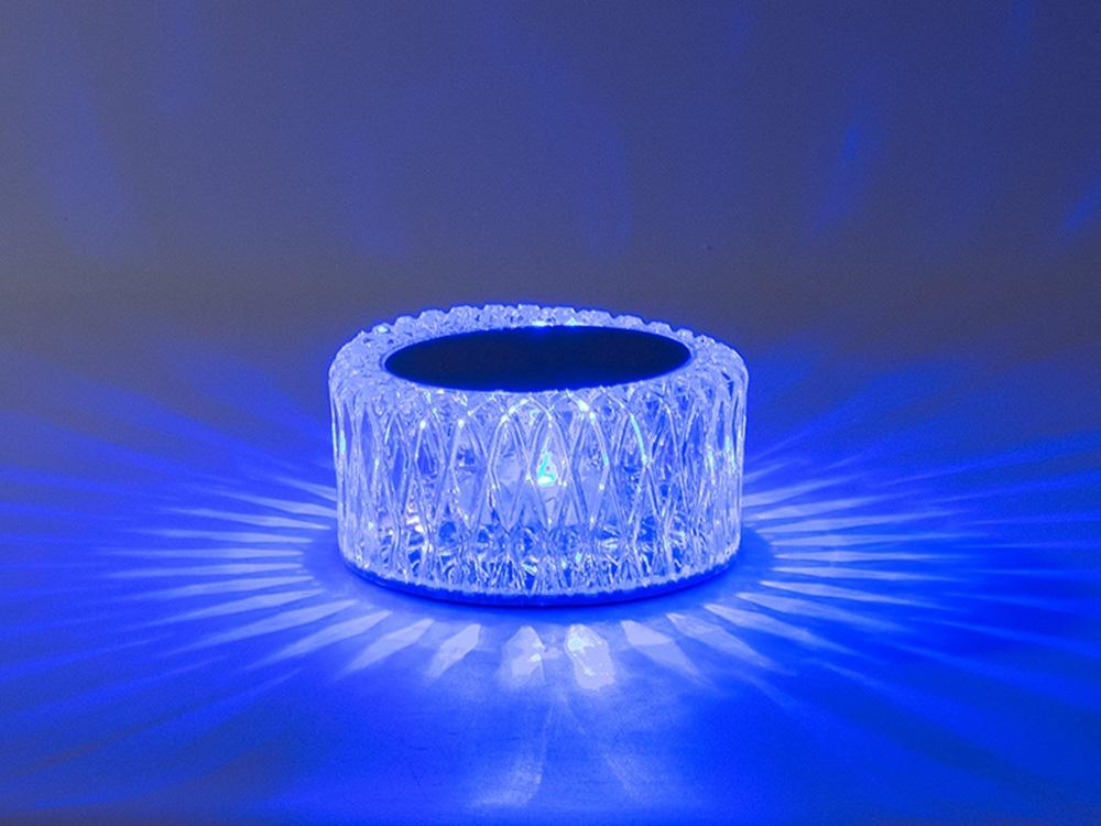 Kristallbordslampa i LED med RGB-belysning