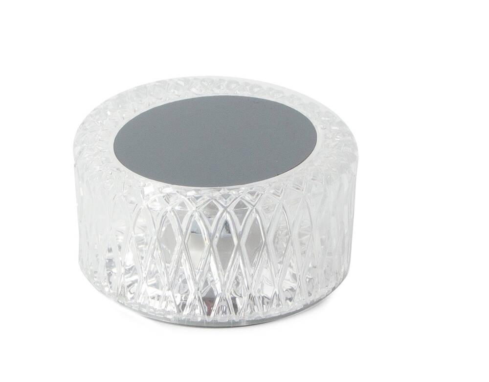 Kristallbordslampa i LED med RGB-belysning
