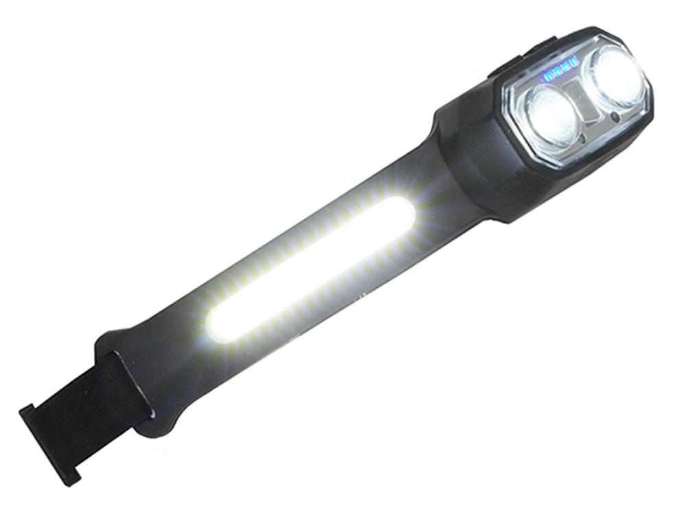 Laddbar Pannlampa med 2st starka lysdioder