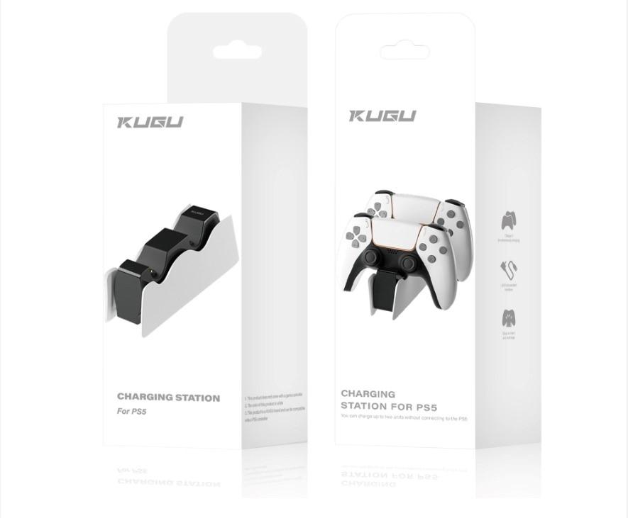 Laddstation för 2st PS5 kontroller