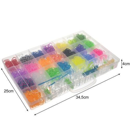 Loom Bands Kit - 4400st i 22 färger