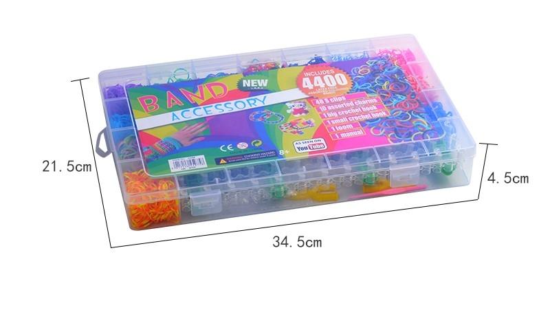 Loom Bands Kit - 4400st och tillbehör.