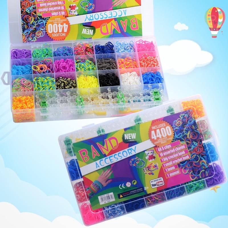 Loom Bands Kit - 4400st och tillbehör.