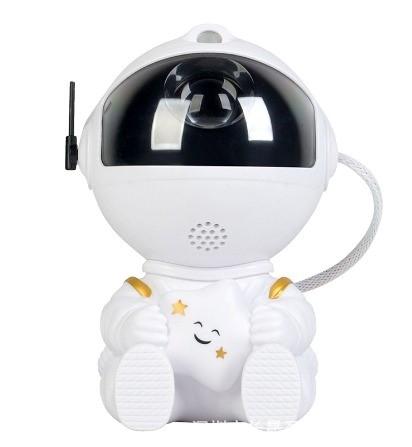 Lysande Astronaut Galaxy Lampa/Stjärnprojektor Med Stjärnhimmel