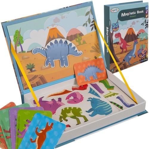 Magnetiskt Pussel Dinosaurier