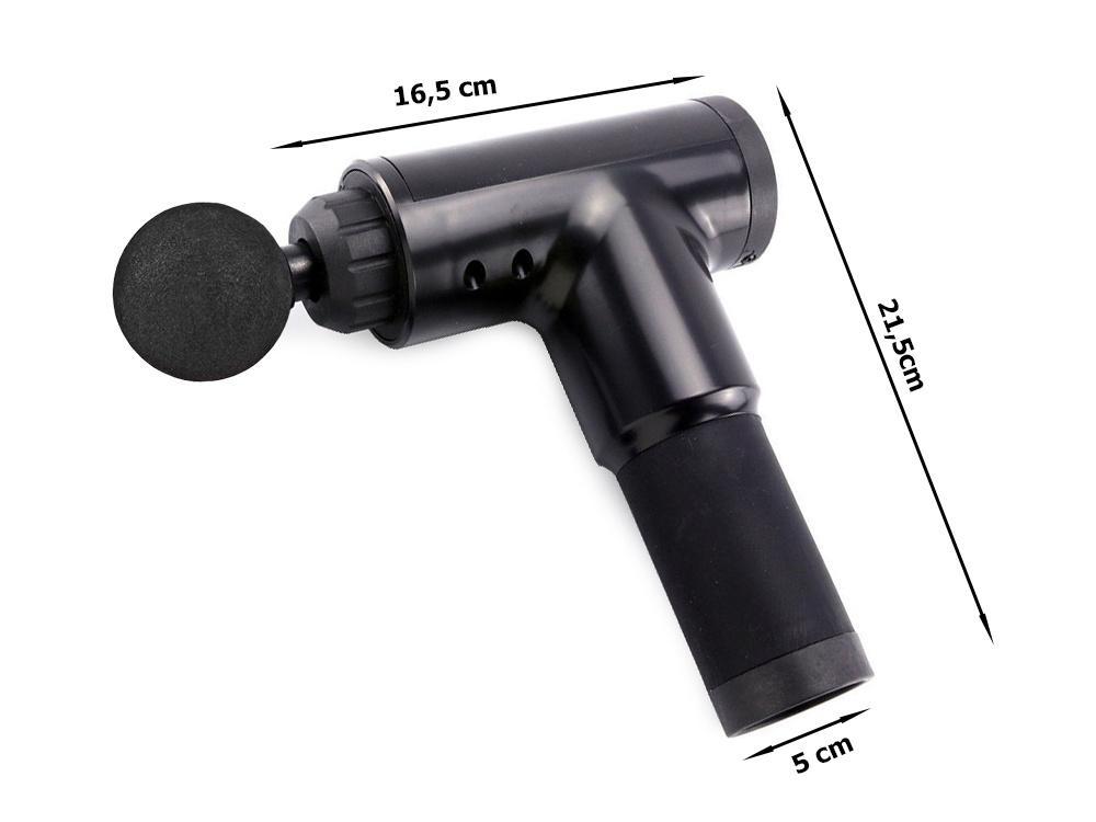 Trådløs massagepistol med 6 hastigheder