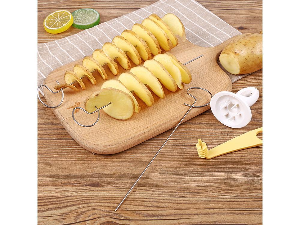 Kartoffelchips spiral til Twisted Fries