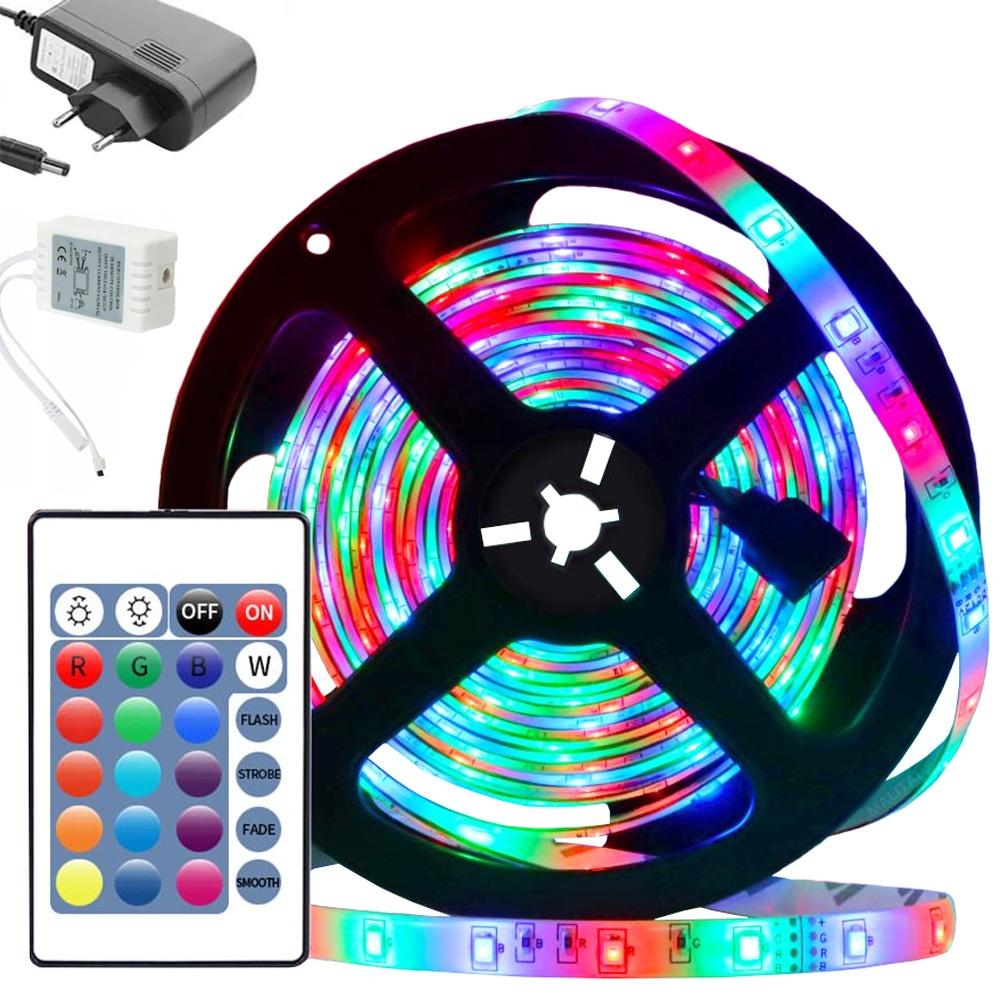 RGB LED Slinga med fjärrkontroll 4,5M
