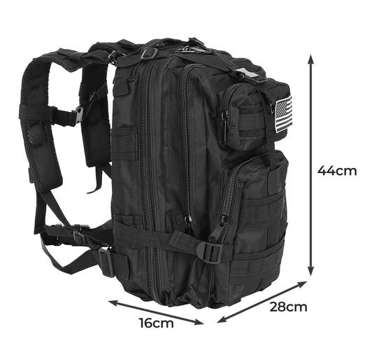 SVART RYGGSÄCK - 26L