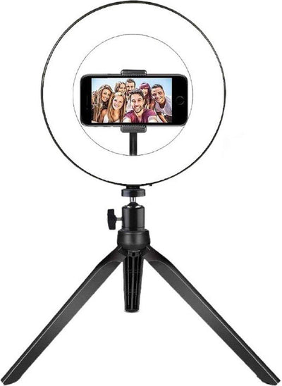 Selfie Lampa / Ringlampa / VLOG stativ med mobilhållare