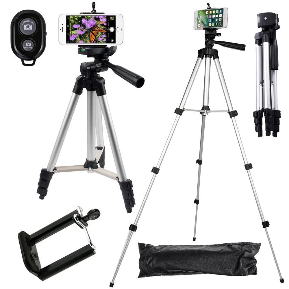 Selfie / Tripod Mobilstativ med Bluetooth fjernbetjening