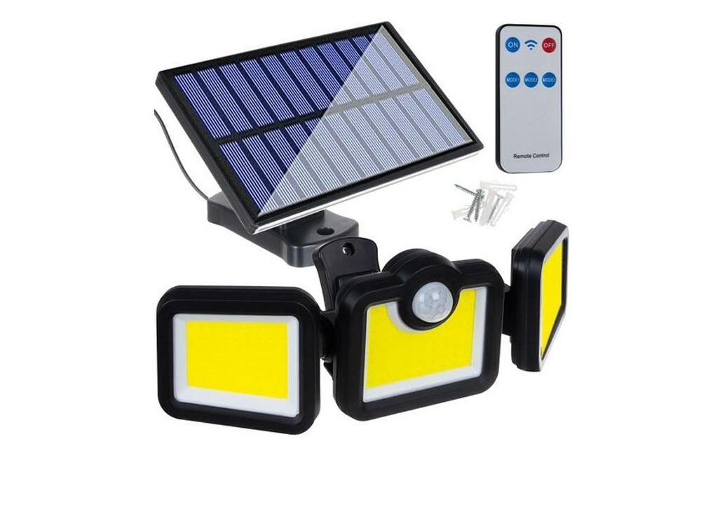Solcellslampa med Rörelsesensor och Separat Solpanel – 171 LED för Trädgård