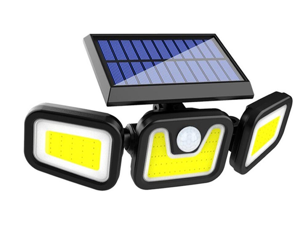 Solcellslampa med Rörelsesensor och Separat Solpanel – 171 LED för Trädgård