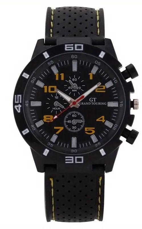 Sportig Quartz Klocka / Armbandsur med Silikonarmband