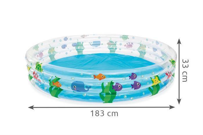 Uppblåsbar Pool - 480L - Bestway - 183cm/33cm