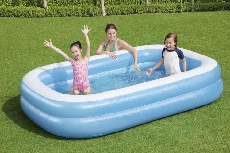 Uppblåsbar Pool - 778L - Bestway - 262cm/175cm/33cm