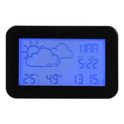 Väderstation -  Temperatur, luftfuktighet, tid och datum