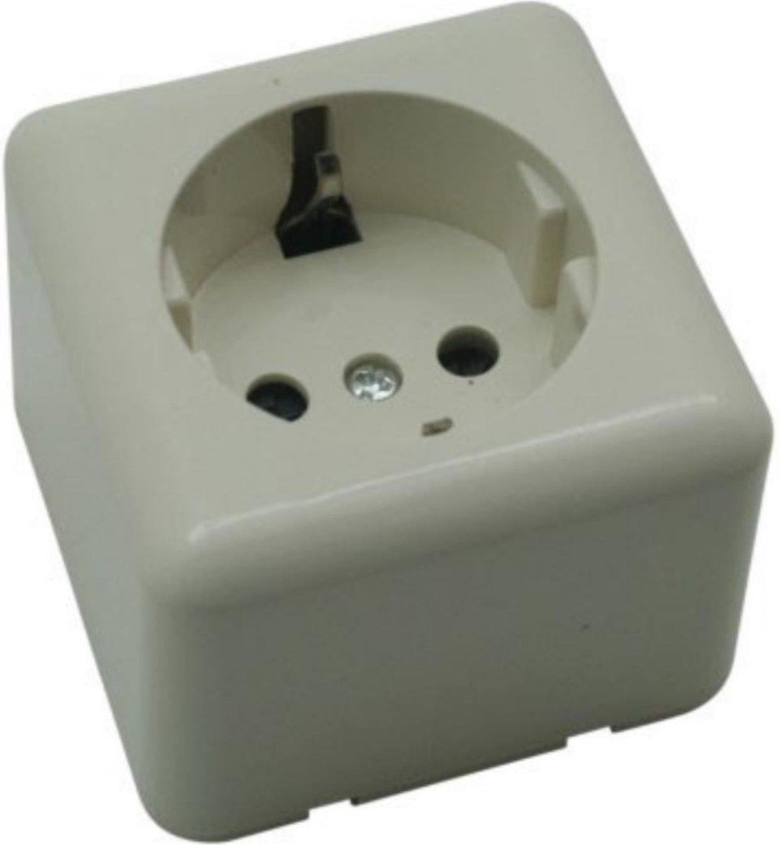 Vægudtag Overflademonteret 1-vejs