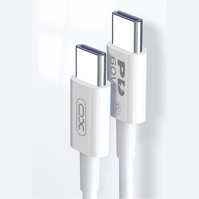XO Laddkabel - PD 60w - USB-C / USB-C - 1m -  Android och iPhone
