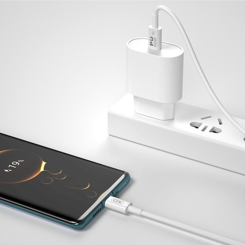 XO Laddkabel - PD 60w - USB-C / USB-C - 2m - Android och iPhone
