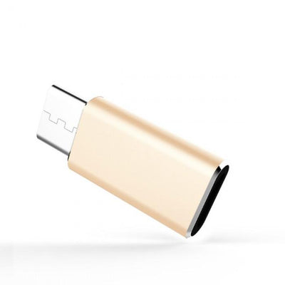 Adapter Micro-USB till USB-C, Aluminium