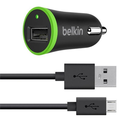 Belkin Billaddare 2.4A inkl Micro-USB kabel