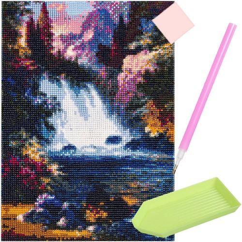 Diamantmaleri - 30x40cm - Vandfald