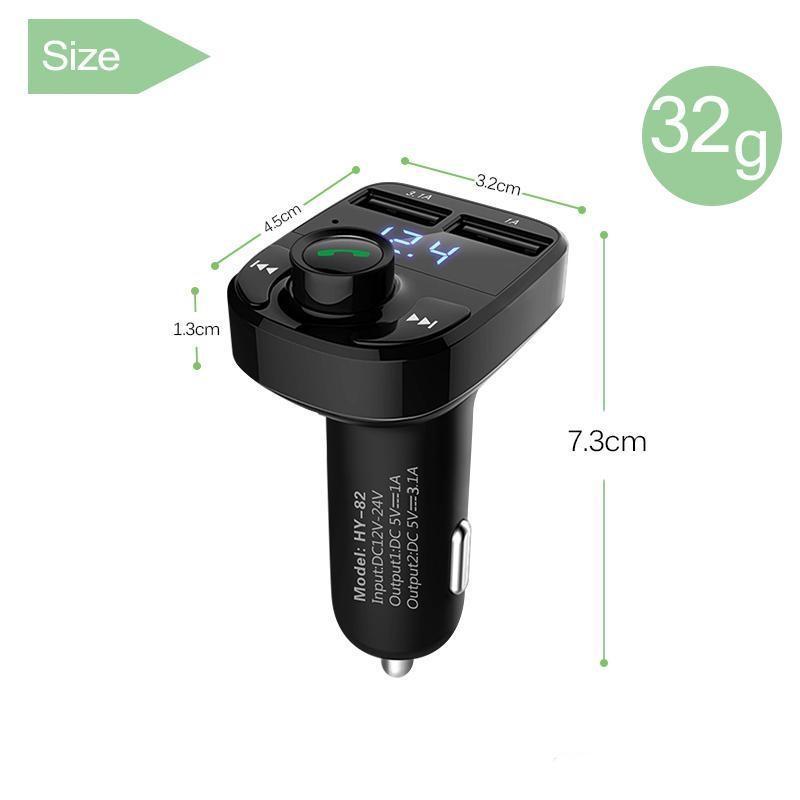 FM sändare X8 med bluetooth och handsfree