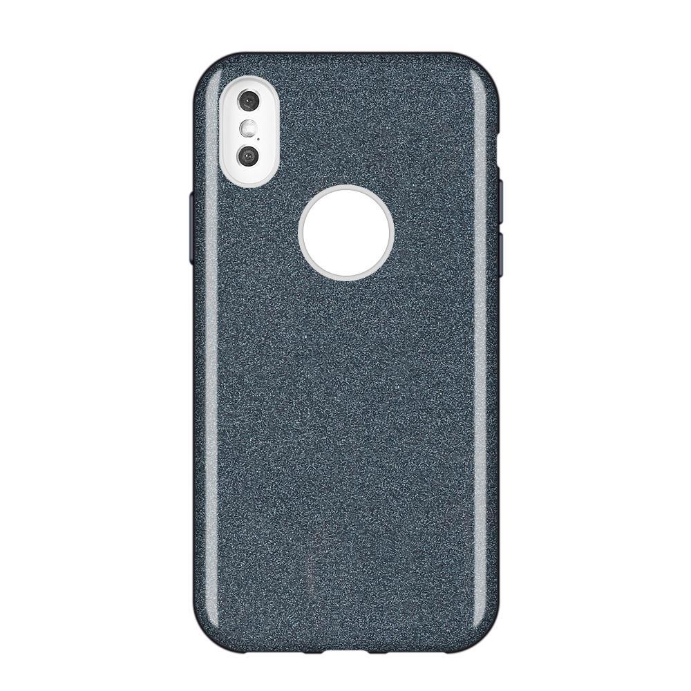 Glitter cover i gummi, iPhone Xs