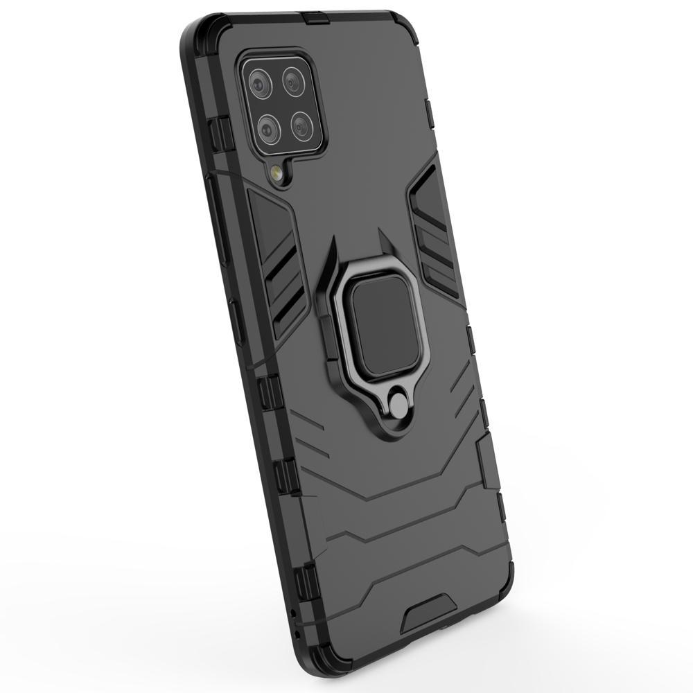 Hybrid Armor Ring Cover, Samsung A42 5G, Ekstra slidstærkt cover