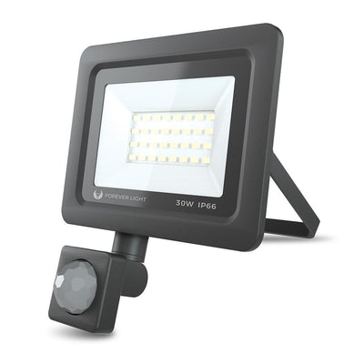 LED Strålkastare / Floodlight, Rörelsesensor, 30w (150w)
