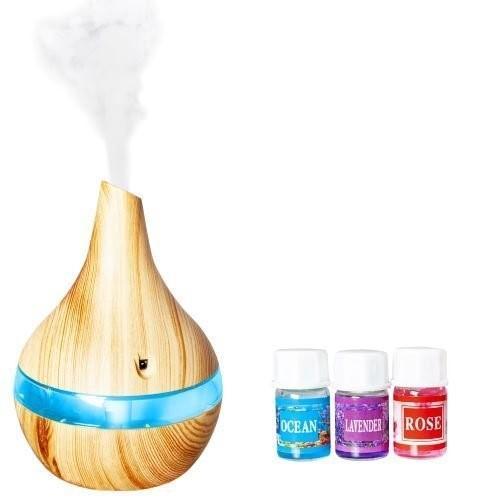 Luftfugter, aroma diffuser, Ionisator med LED lys