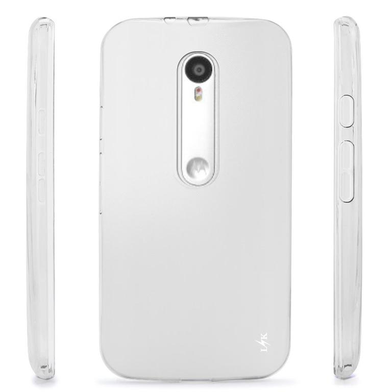 Motorola Moto G3 Skal i genomskinligt gummi